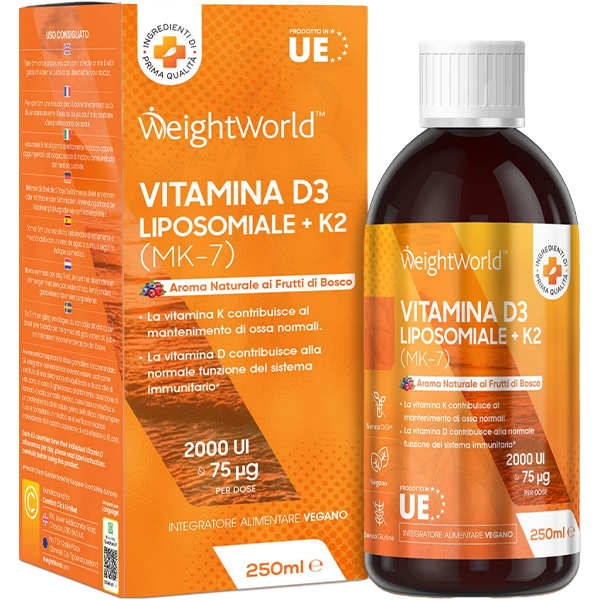 Vitamina D3 + K2 Liquida