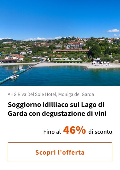 Soggiorno idilliaco sul Lago di Garda con degustazione di vini