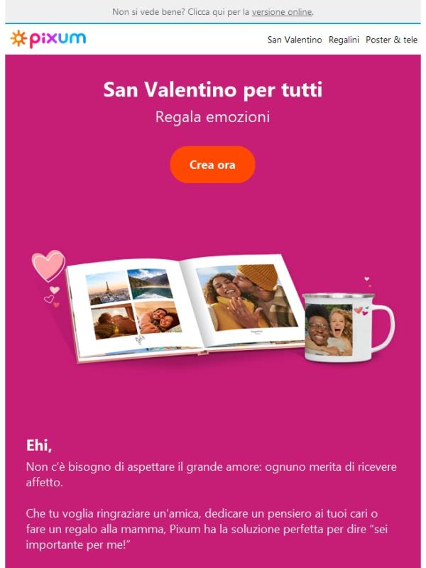 C’è amore nell’aria: sorprendi chi ami con Pixum 💘