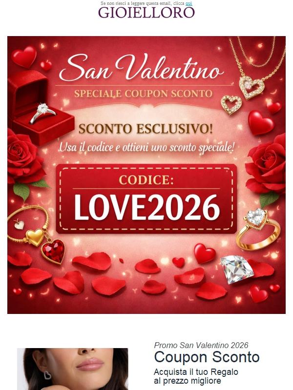Regalo perfetto per San Valentino