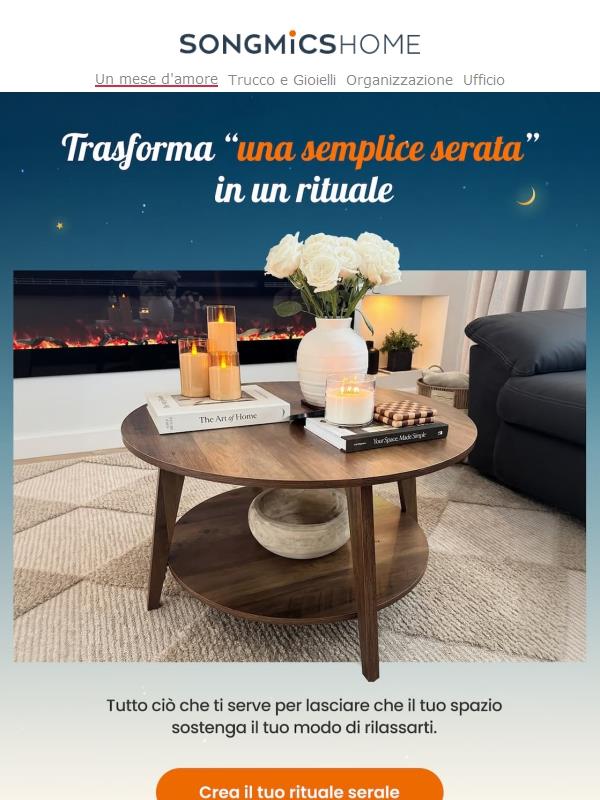 Shhh… il tuo rituale serale a casa ti aspetta 🌙