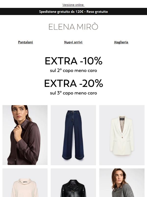 Fino al -20% EXTRA su tutto!