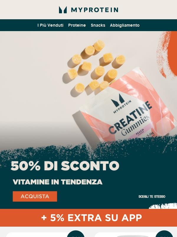 -50% sulle Vitamine in Trend + REGALO 🤯