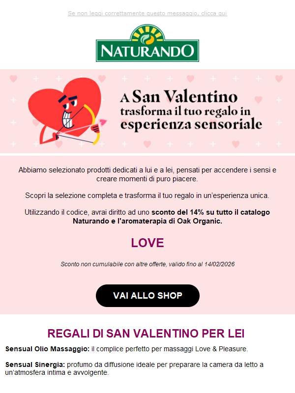 🔥Per San Valentino trasforma il tuo regalo in un'esperienza sensoriale 💖