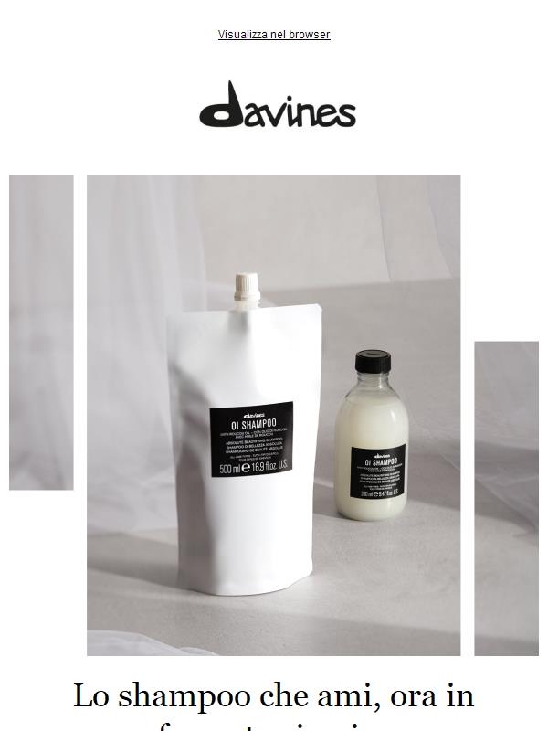 Novità: OI Shampoo ora in formato ricarica 🌟