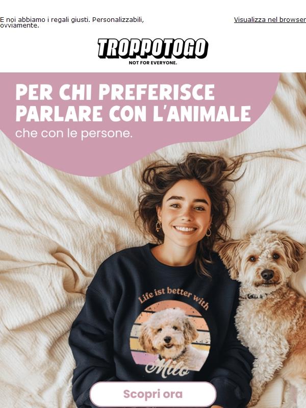 Amici Pelosi sul maglione. Amore nel cuore.