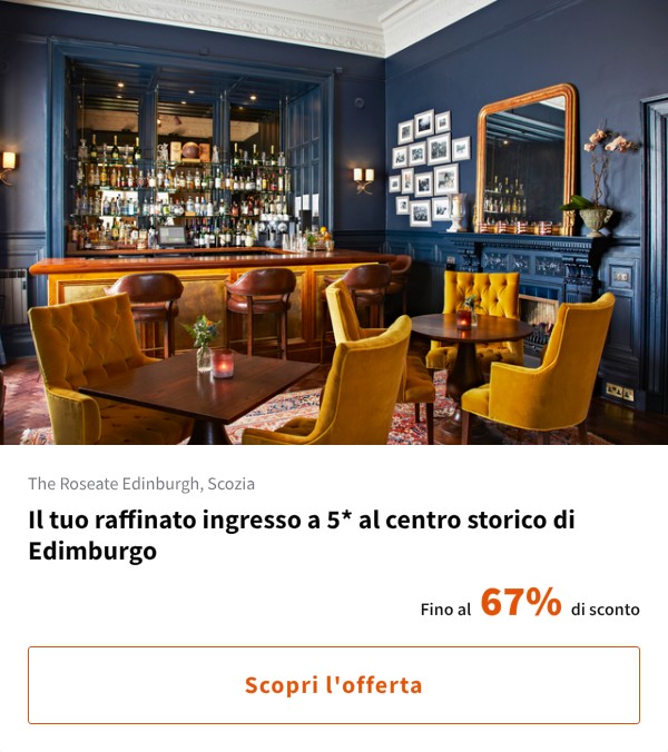 Il tuo raffinato ingresso a 5* al centro storico di Edimburgo