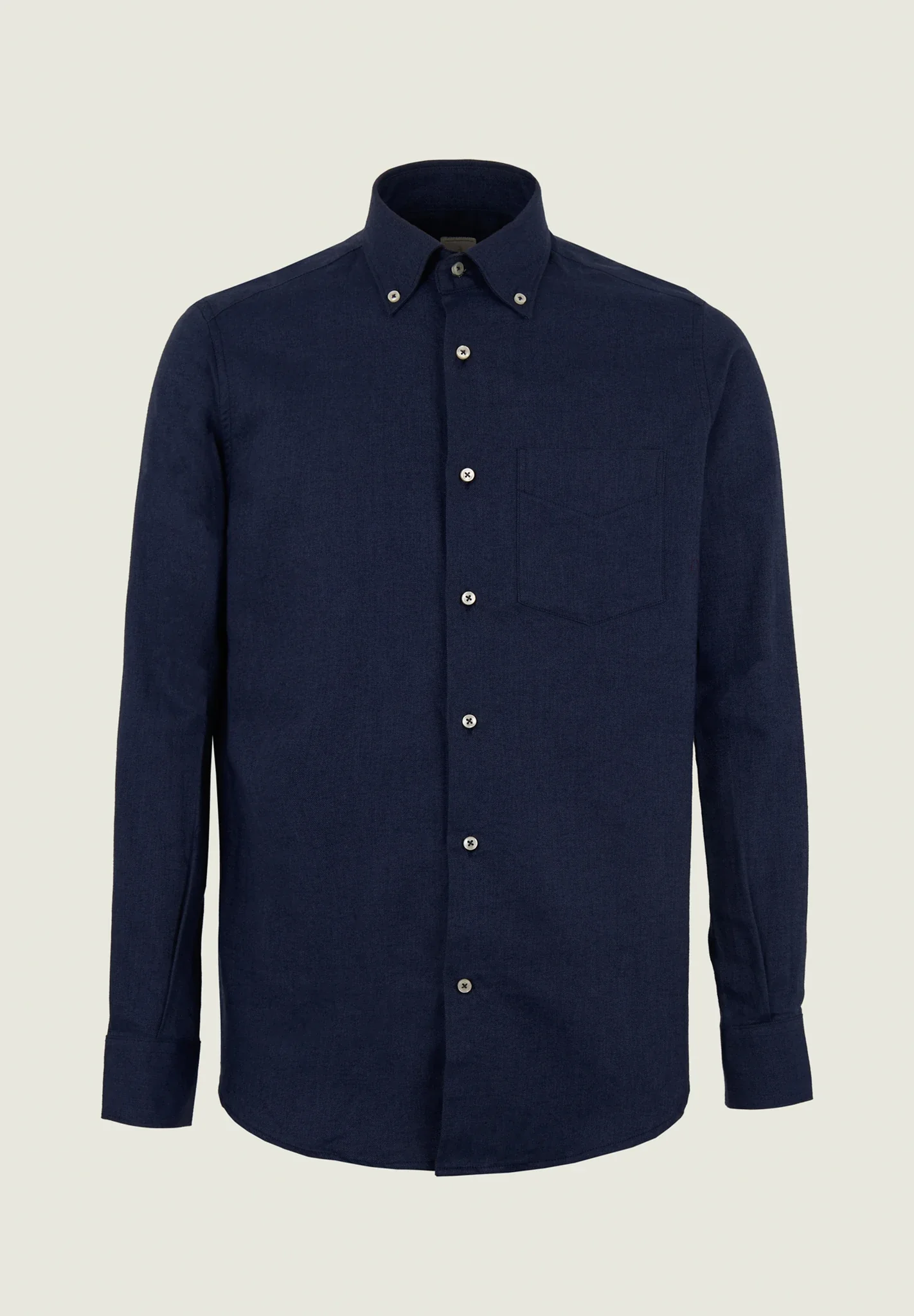 Image of Camicia avio flanella button down regular fit