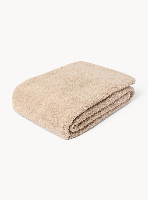 Morbido maxi plaid tinta unita