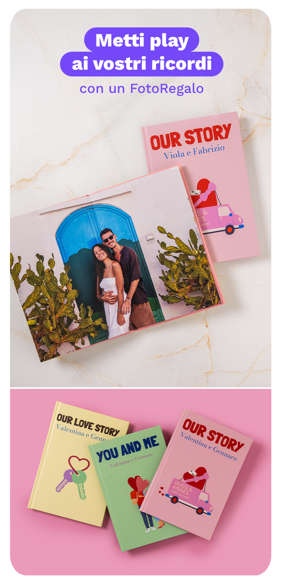 FotoLibro Love Design Collection: perchè la vostra storia merita il rewatch.