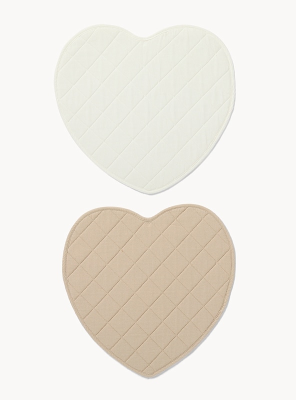 Tovaglietta trapuntata forma cuore