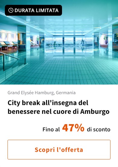 City break all'insegna del benessere nel cuore di Amburgo