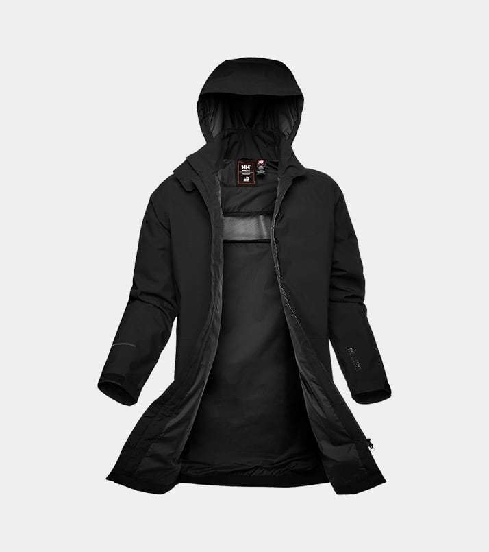 Barcode Waterproof Shell Coat