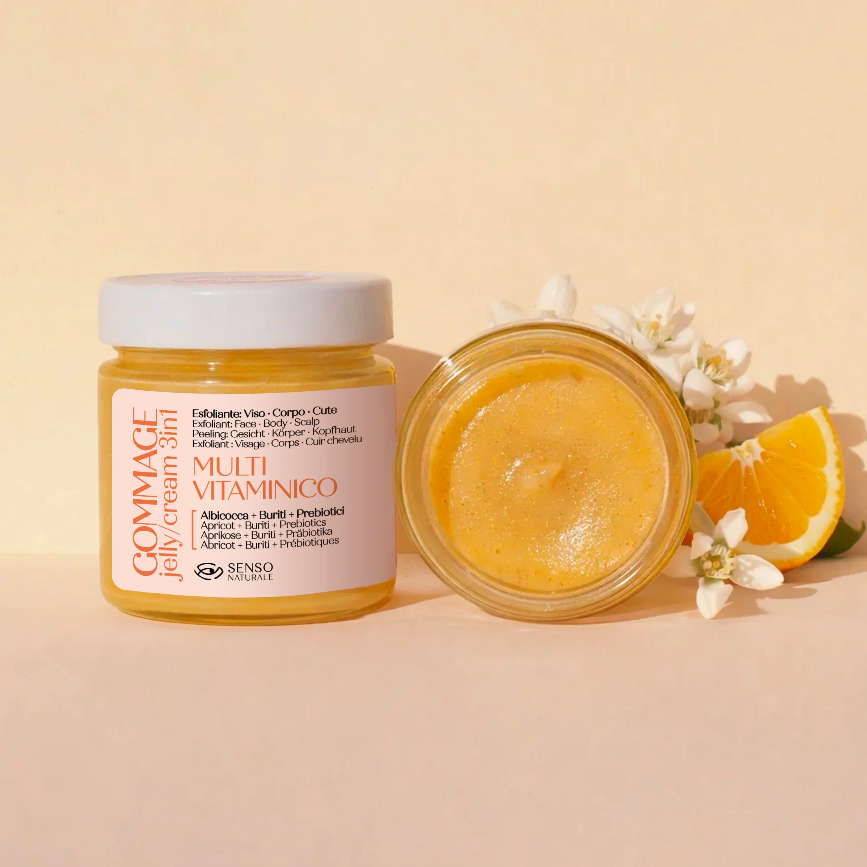 Image of Gommage Jelly Cream MULTIVITAMINICO - 3 in 1 Viso e Corpo