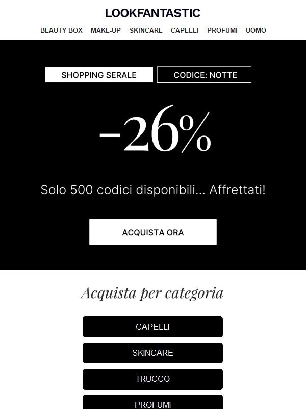 Shopping serale | 26% di sconto