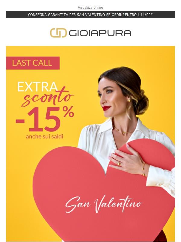 ULTIME ORE per San Valentino! ⏰
