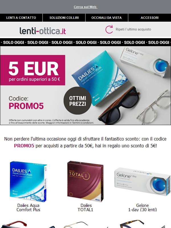 💸 5€ di sconto se acquisti oltre 50€ ⏳ MA SCADE PRESTO