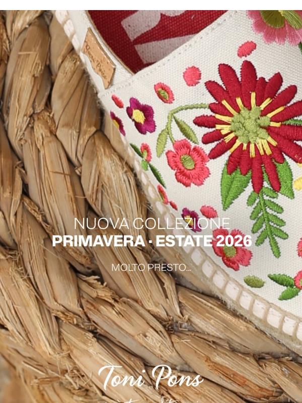 Molto presto… Nuova collezione Primavera–Estate 2026