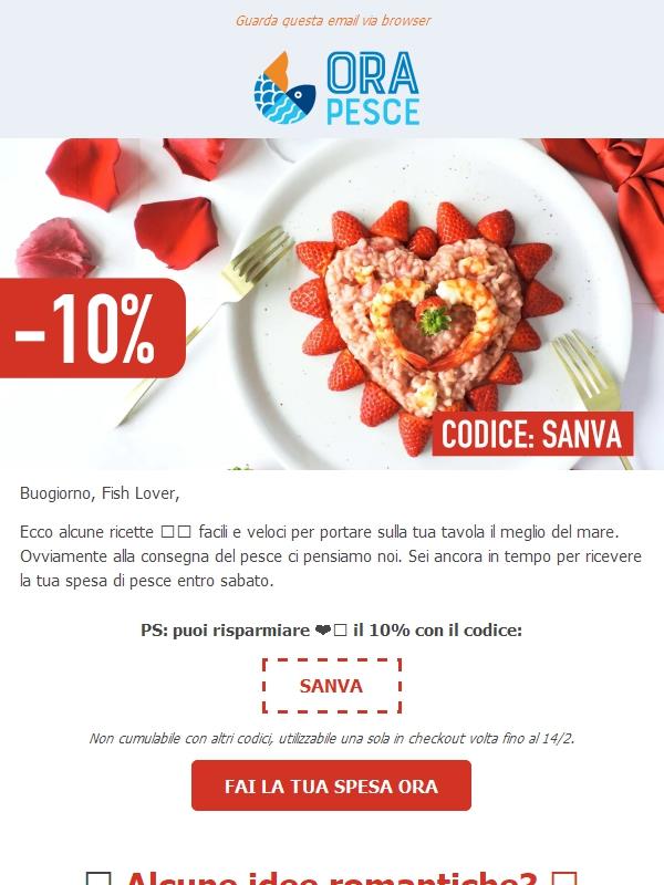 Buongiorno Fish Lover. Si avvicina il 14 ❤️ ecco alcune ricette facili e veloci