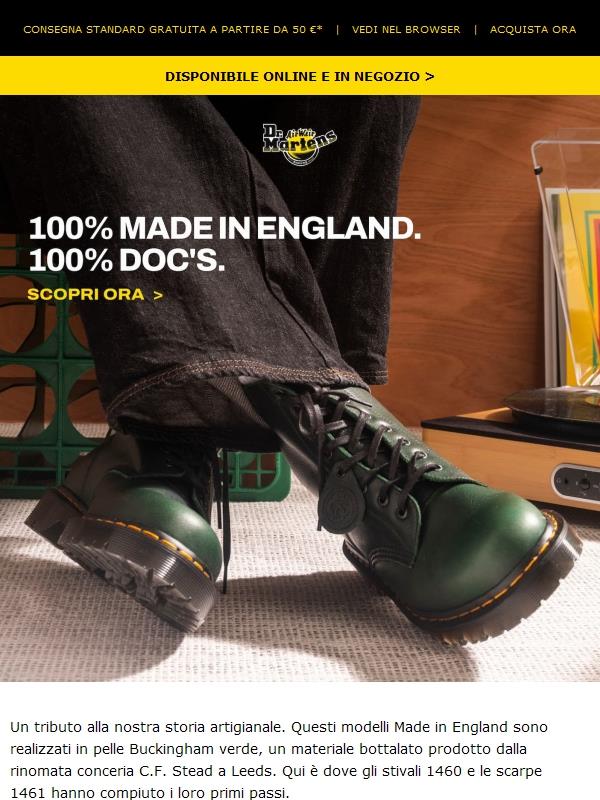 Made in England: nuovi arrivi