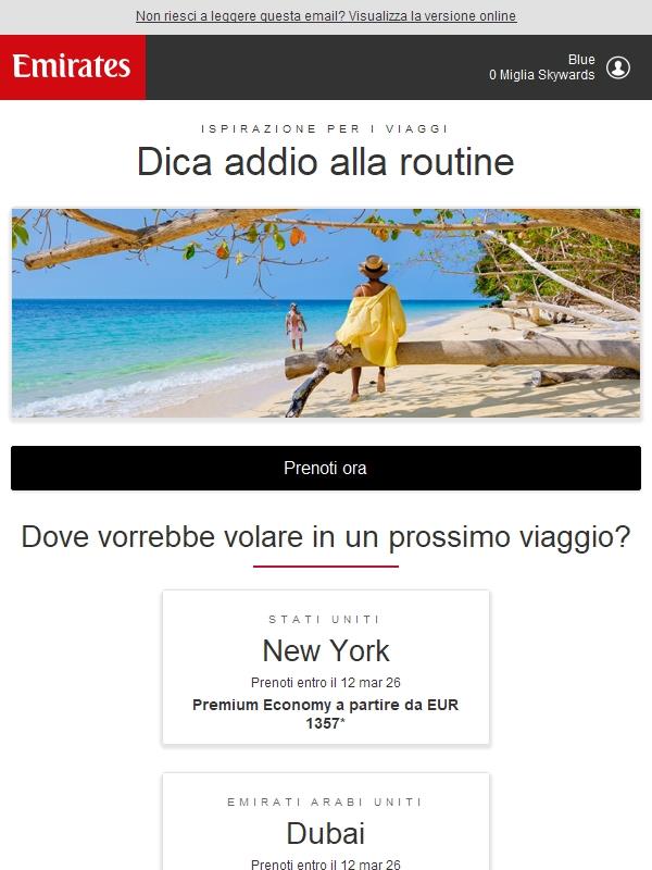 Cominci a organizzare la sua vacanza