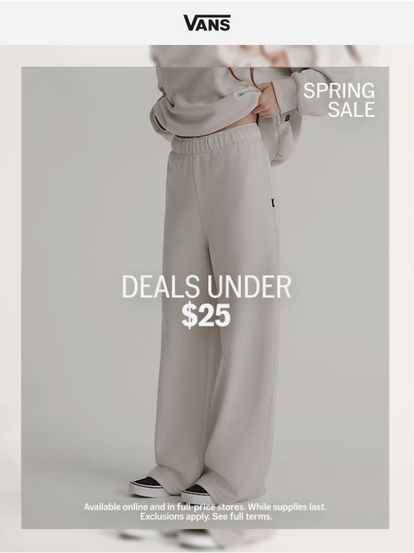 This style? This price? Just right.