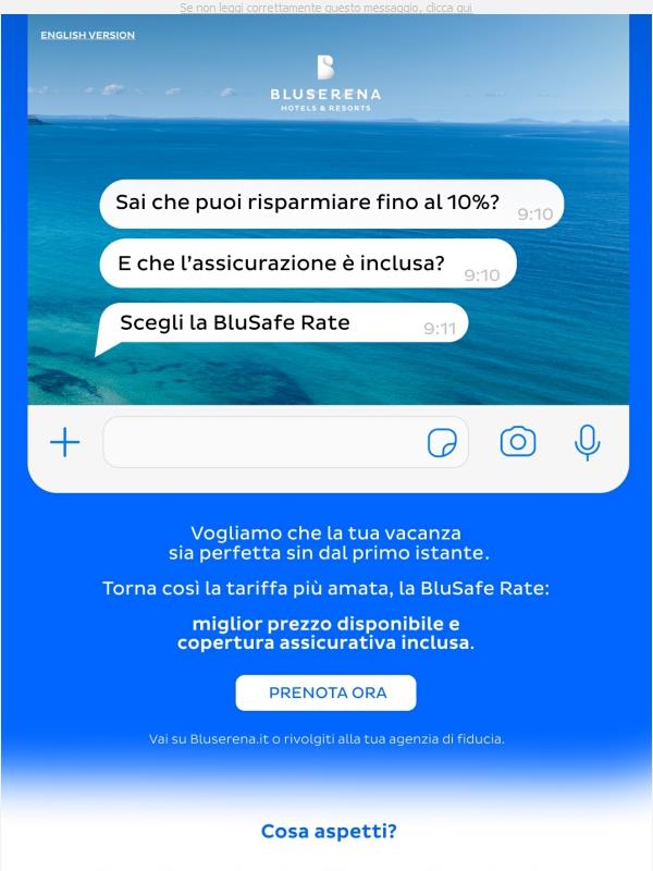 Sconto fino al 10% e assicurazione inclusa