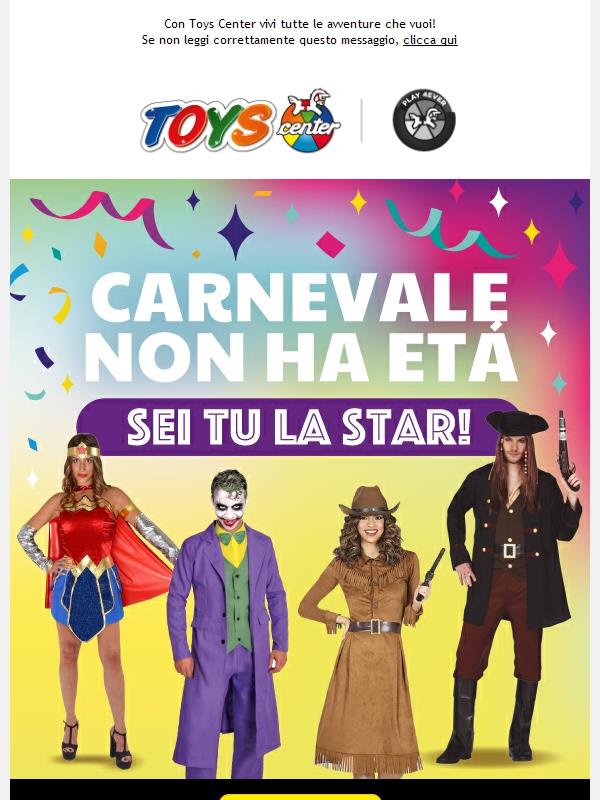 ♟️ PLAY 4EVER - Tanti costumi di Carnevale anche per te!
