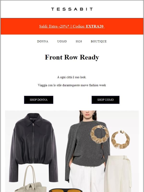 Riserva il tuo posto in front row