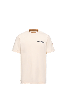 T-shirt con logo ricamato in cotone