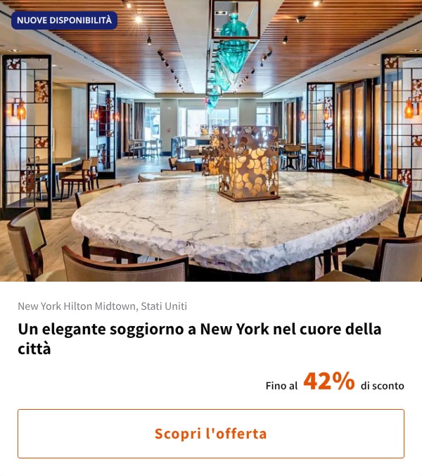 Un elegante soggiorno a New York nel cuore della città