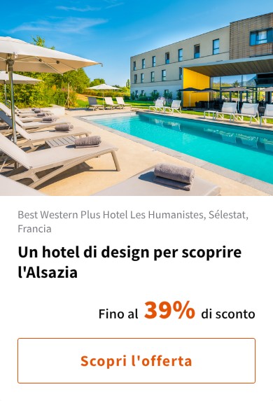 Un hotel di design per scoprire l'Alsazia