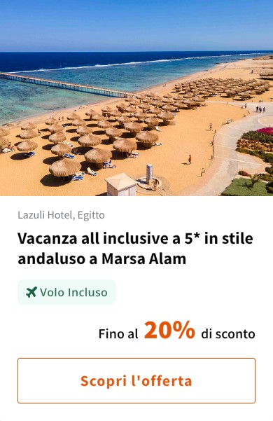 Vacanza all inclusive a 5* in stile andaluso a Marsa Alam