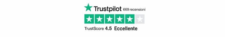 Trustpilot - Eccellente