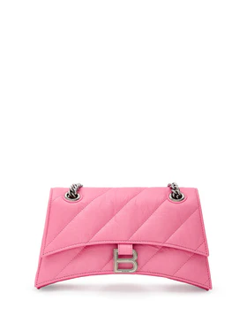 Borsa a Spalla Crush con Catena Silver Balenciaga