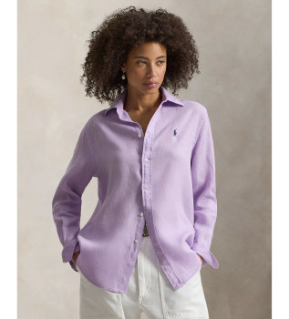 camicia-in-lino-lilla-dalla-vestibilita-classica