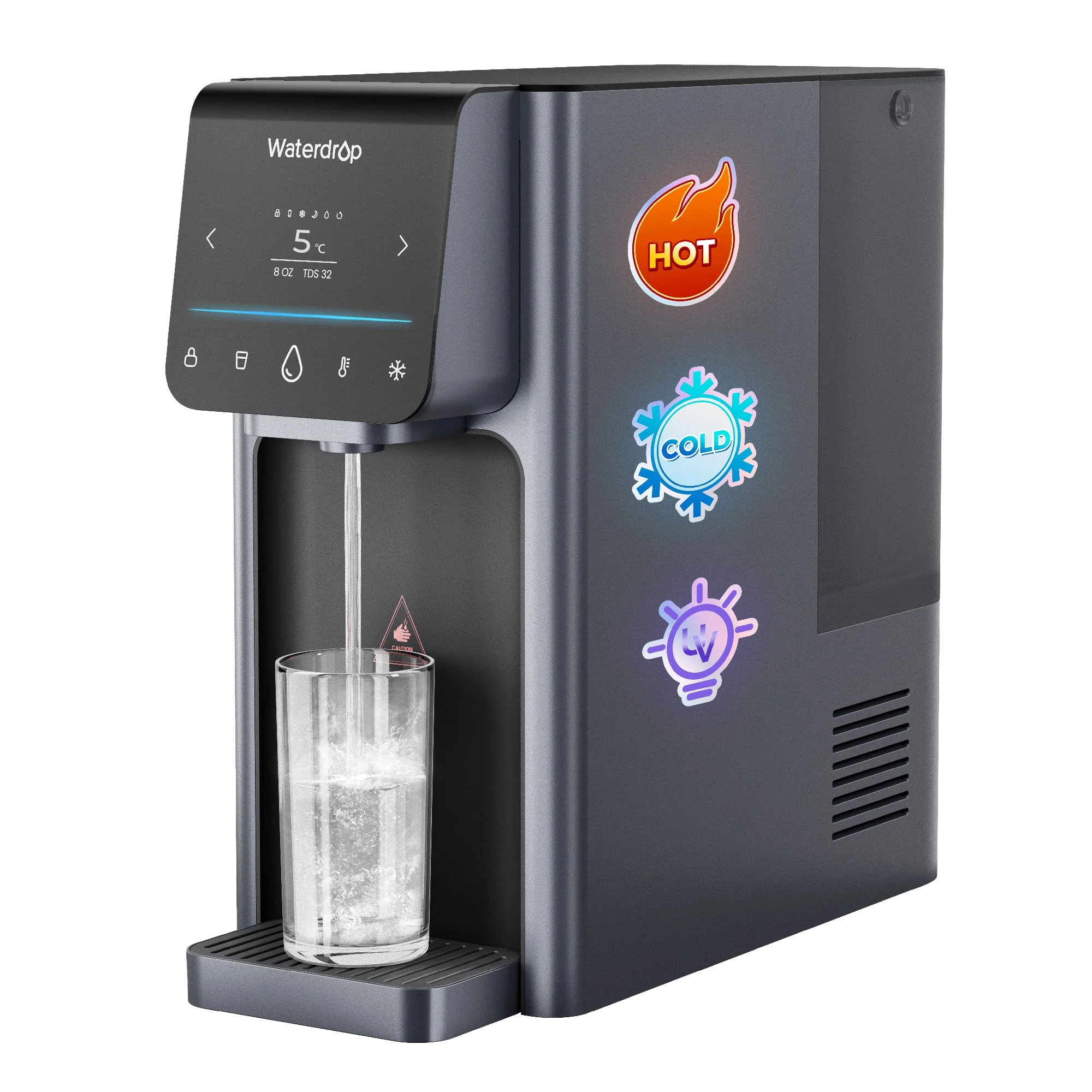 Image of Waterdrop Reverse Osmosis Hot and Cold Water Dispenser A1