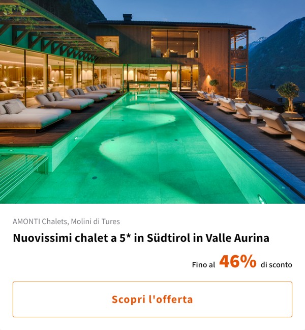 Nuovissimi chalet a 5* in Südtirol in Valle Aurina