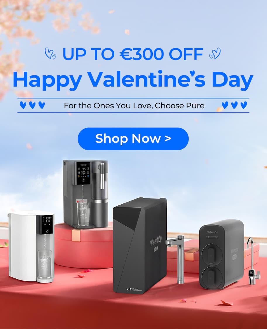 Celebrate l'amore con acqua pura