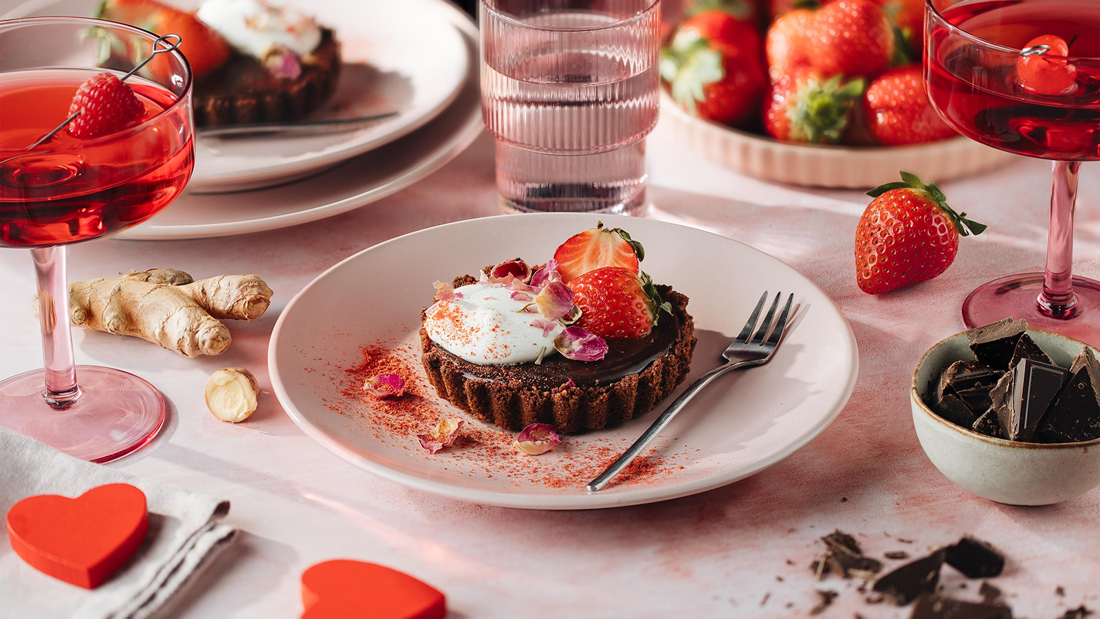 Quando cioccolato fondente, zenzero e fragole si incontrano... è un connubio perfetto in cucina!