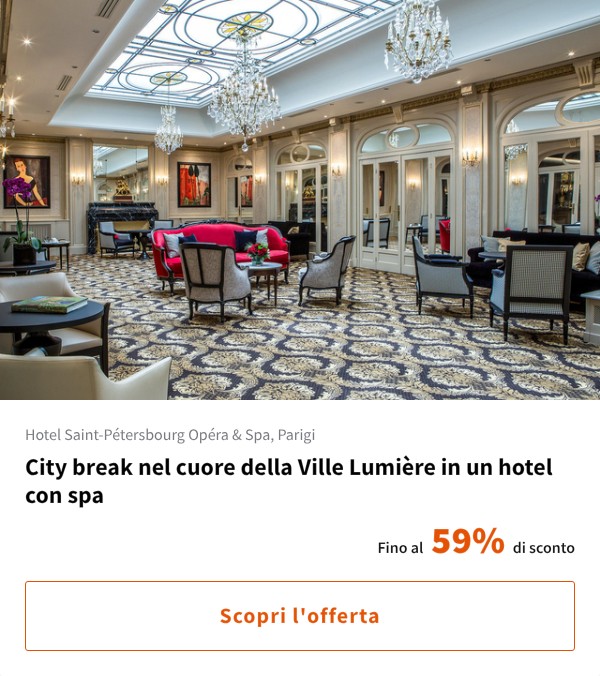 City break nel cuore della Ville Lumière in un hotel con spa