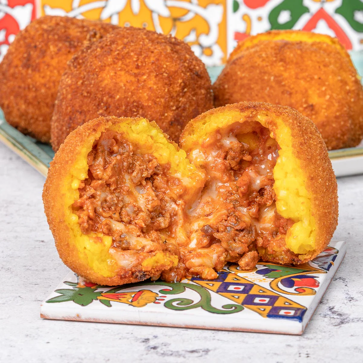 Image of Arancini al ragu' di suino nero dei Nebrodi 200g x 4 Pezzi
