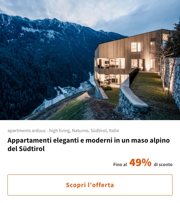 Appartamenti eleganti e moderni in un maso alpino del Südtirol