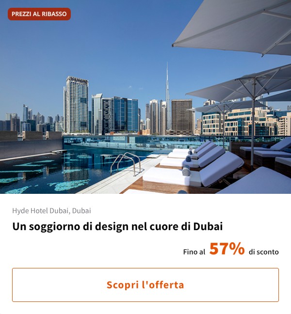 Un soggiorno di design nel cuore di Dubai