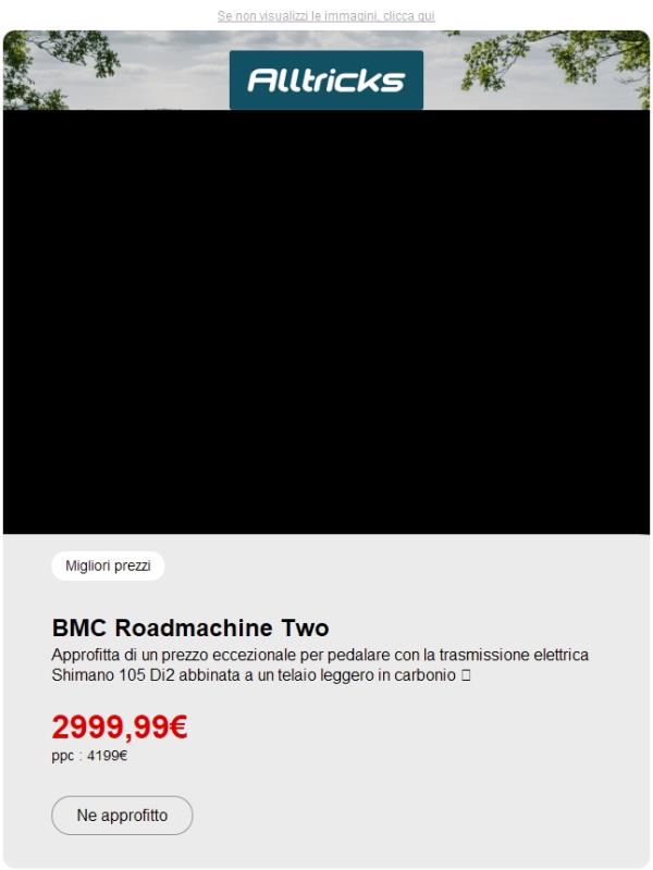 Approfitta di un prezzo eccezionale sulla BMC Roadmachine Two