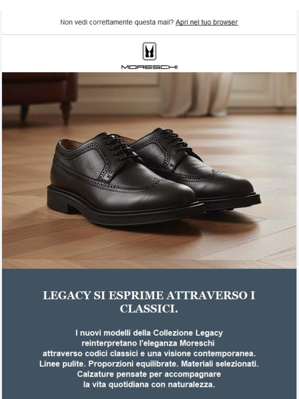 Collezione Legacy | I nuovi classici contemporanei sono online
