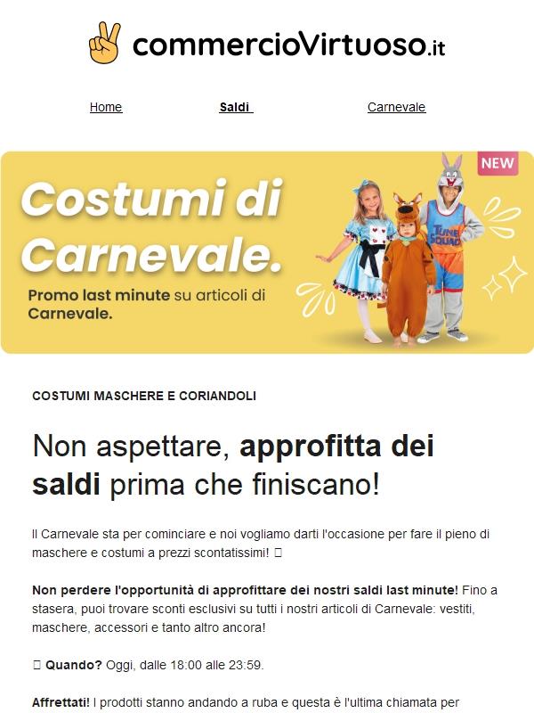 Ultima chiamata: Carnevale in Arrivo!