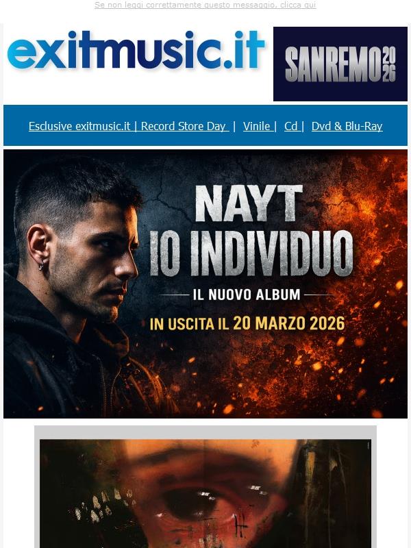 Nayt Io Individuo Il Nuovo Album @exitmusic.it .. Preordina Ora !!
