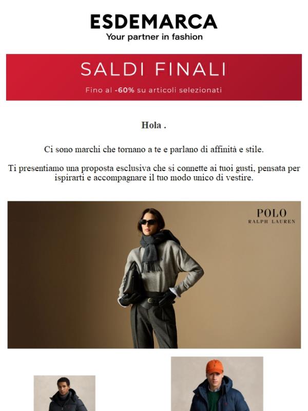 , i tuoi marchi preferiti, riuniti in una selezione esclusiva