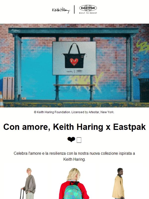 Con amore, Keith Haring x Eastpak ❤️